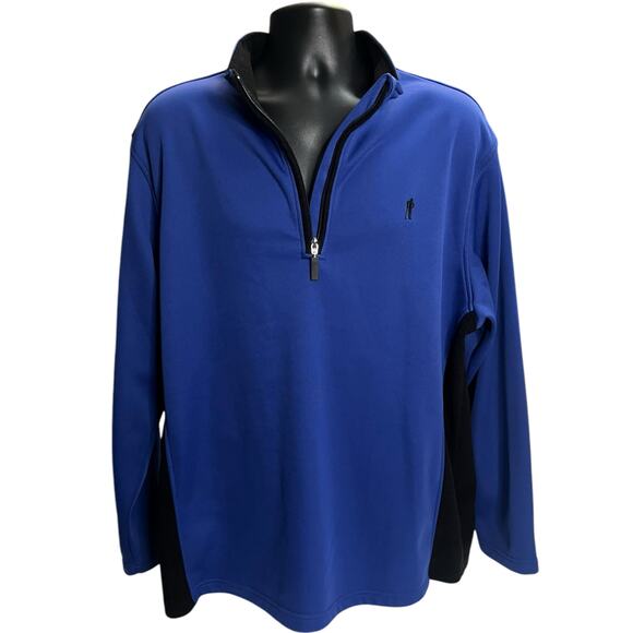 Payne Stewart Legacy XL Men’s 1/4 Zip Pullover – Blue Golf Sweater – Fleece - Picture 2 of 15